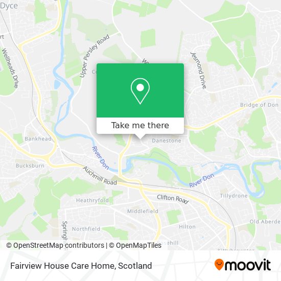 Fairview House Care Home map