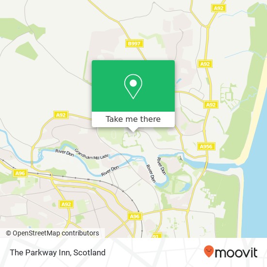 The Parkway Inn map