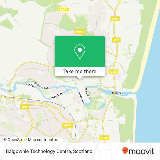 Balgownie Technology Centre map