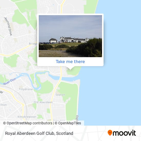 Royal Aberdeen Golf Club map