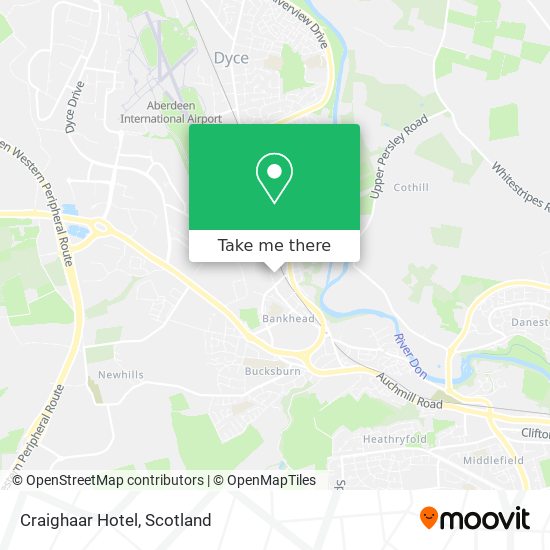 Craighaar Hotel map