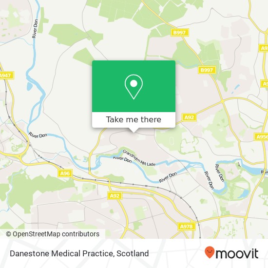 Danestone Medical Practice map