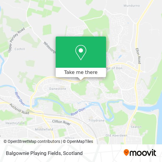 Balgownie Playing Fields map