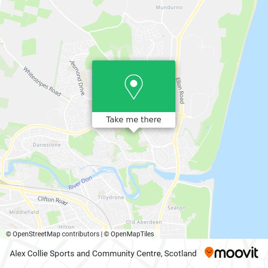 Alex Collie Sports and Community Centre map