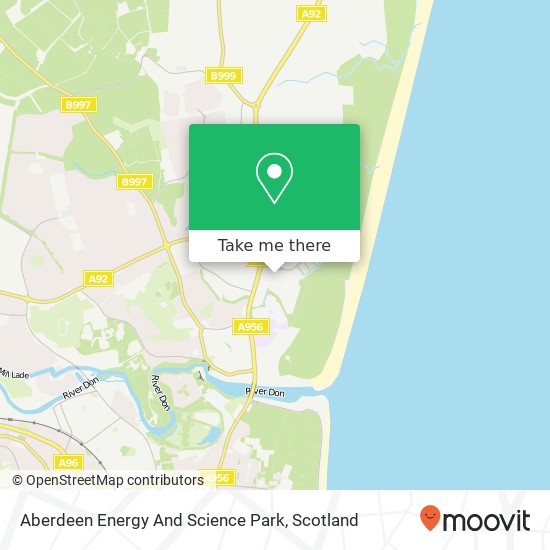 Aberdeen Energy And Science Park map