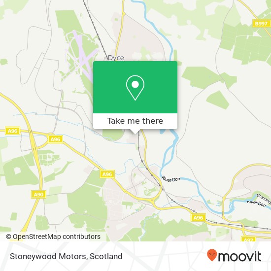 Stoneywood Motors map
