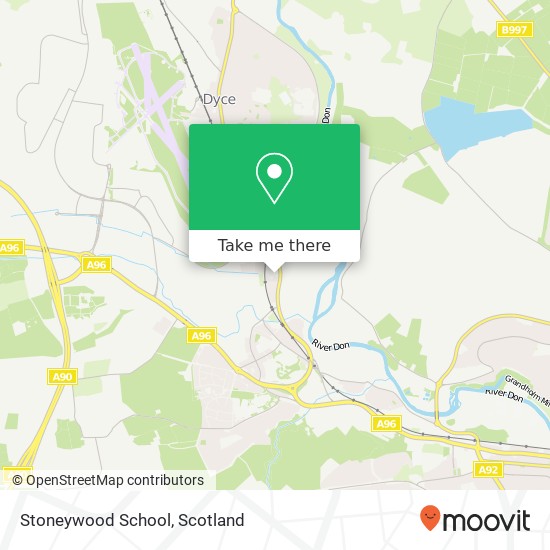 Stoneywood School map