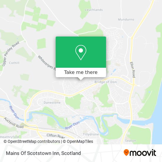 Mains Of Scotstown Inn map