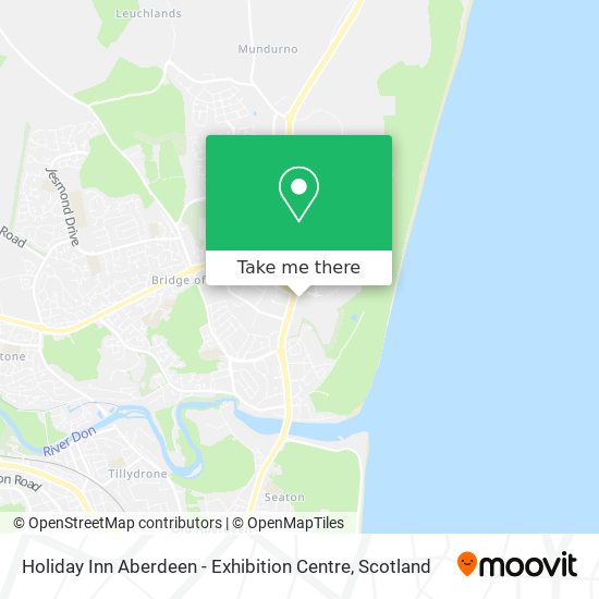 Holiday Inn Aberdeen - Exhibition Centre map
