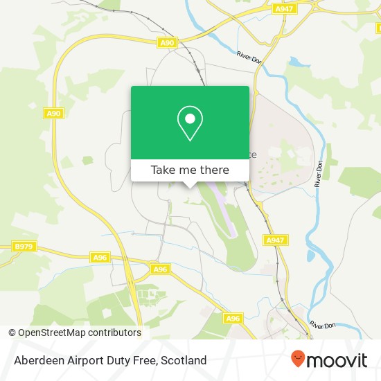 Aberdeen Airport Duty Free map