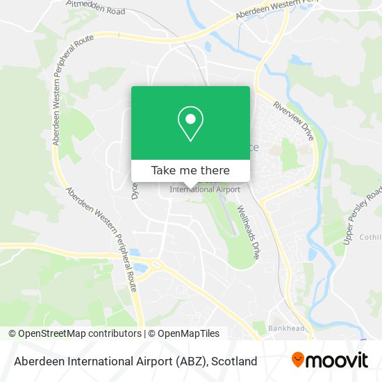 Aberdeen International Airport (ABZ) map