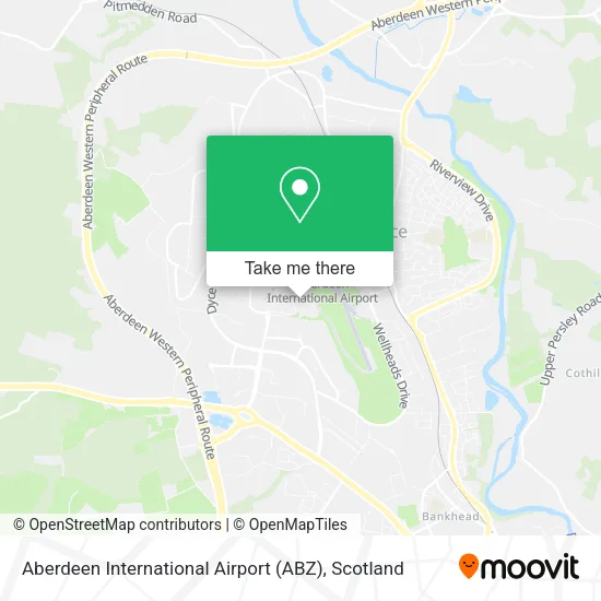 Aberdeen International Airport (ABZ) map