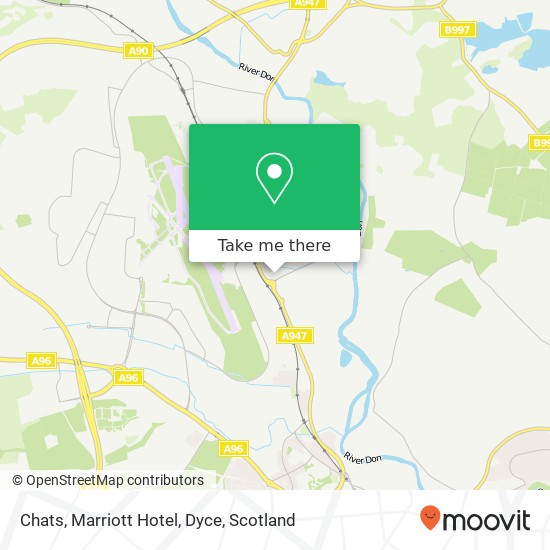 Chats, Marriott Hotel, Dyce map