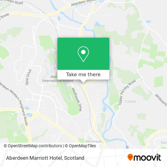 Map Of Dyce Aberdeen How To Get To Aberdeen Marriott Hotel In Dyce By Bus Or Train?