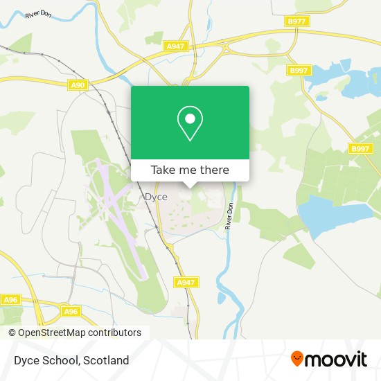 Dyce School map