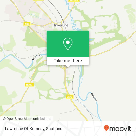 Lawrence Of Kemnay map