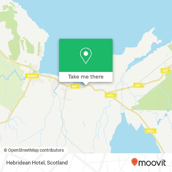 Hebridean Hotel map