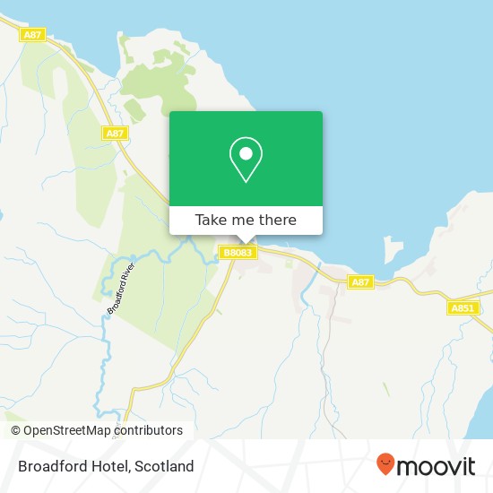 Broadford Hotel map
