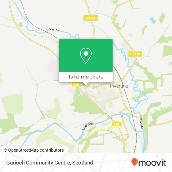 Garioch Community Centre map