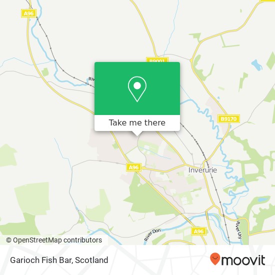 Garioch Fish Bar map