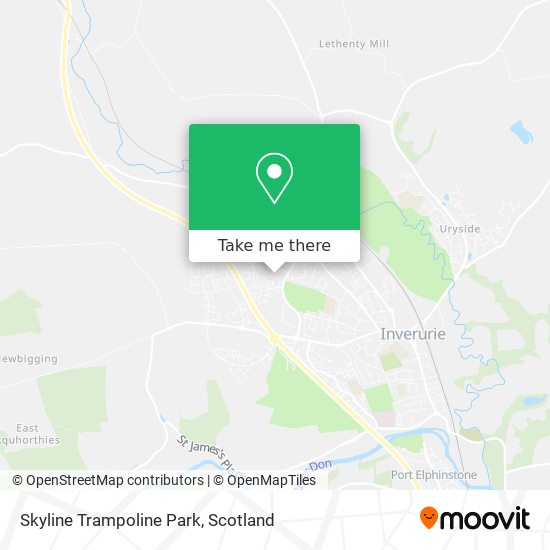 Skyline Trampoline Park map