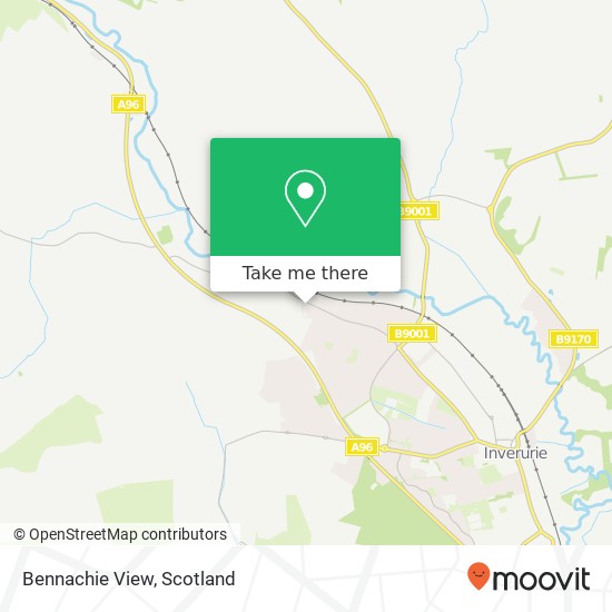 Bennachie View map