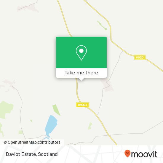 Daviot Estate map