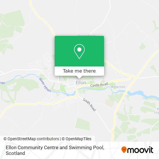 Ellon Community Centre and Swimming Pool map