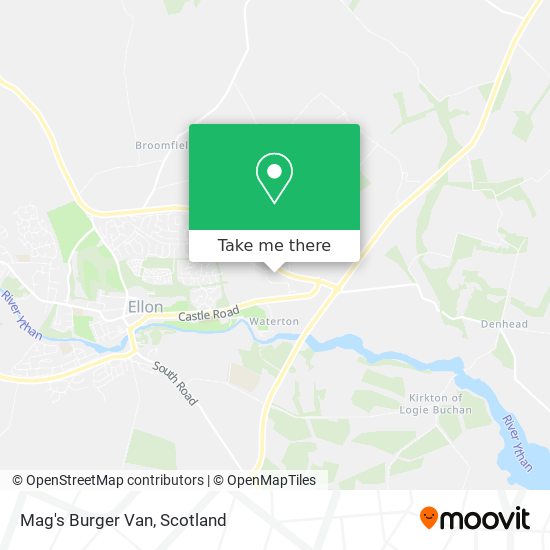 Mag's Burger Van map