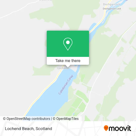 Lochend Beach map