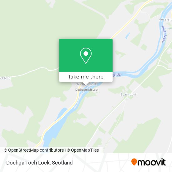Dochgarroch Lock map