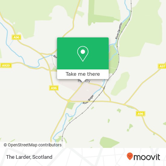 The Larder map