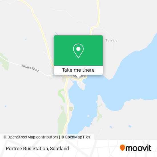 Portree Bus Station map