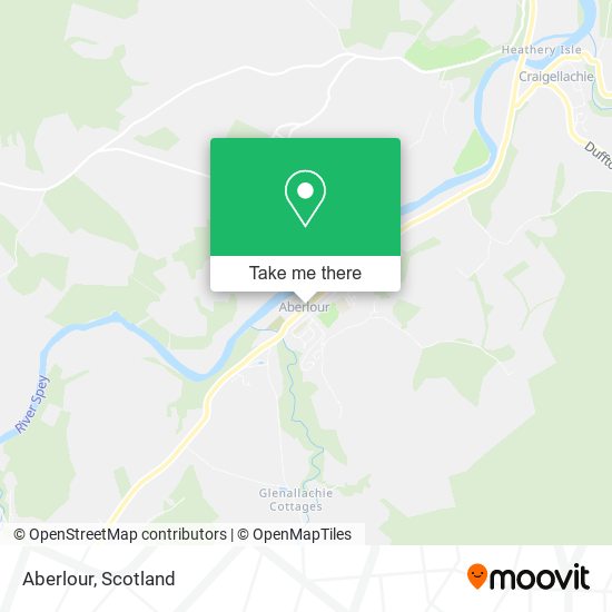 Aberlour map