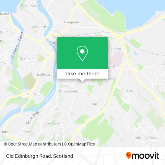 Old Edinburgh Road map