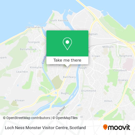 Loch Ness Monster Visitor Centre map
