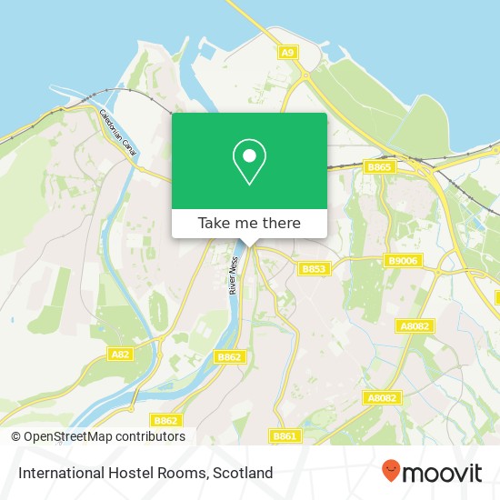 International Hostel Rooms map
