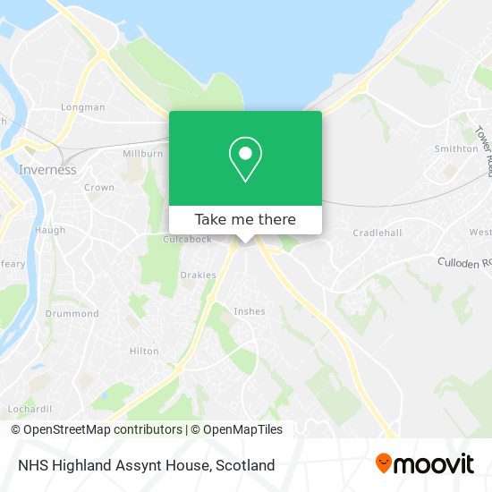 NHS Highland Assynt House map