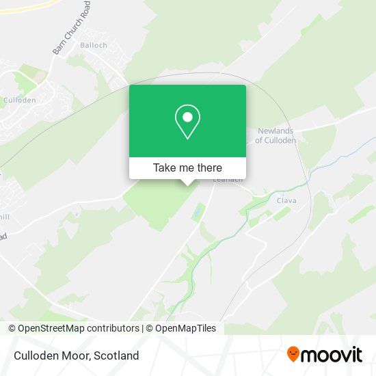 Culloden Moor map
