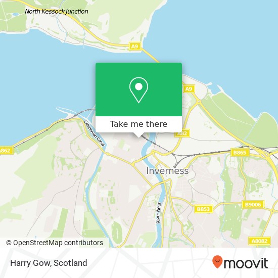 Harry Gow map