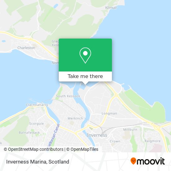 Inverness Marina map