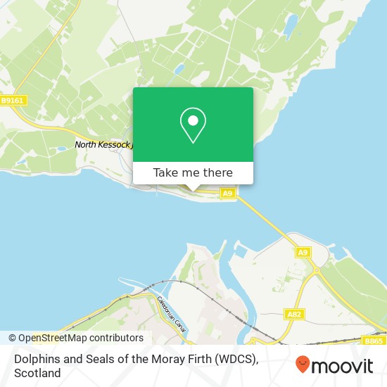 Dolphins and Seals of the Moray Firth (WDCS) map