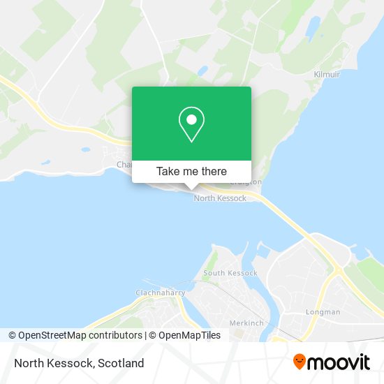 North Kessock map