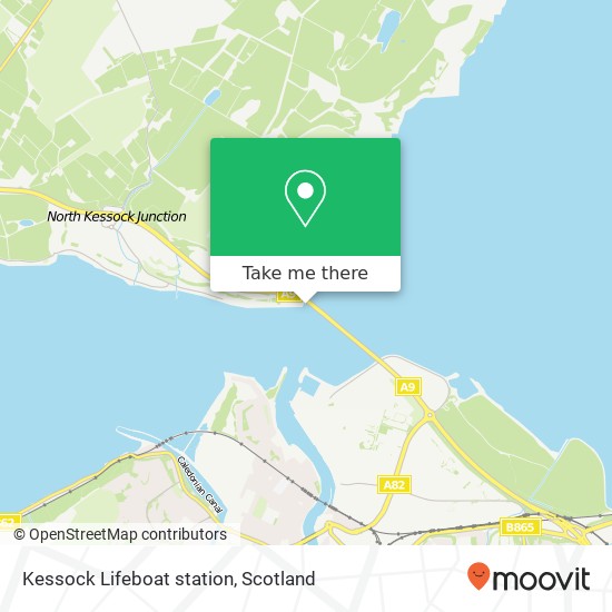 Kessock Lifeboat station map