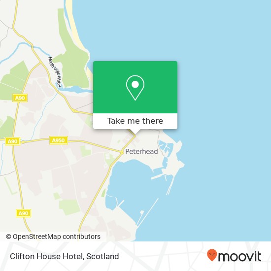 Clifton House Hotel map