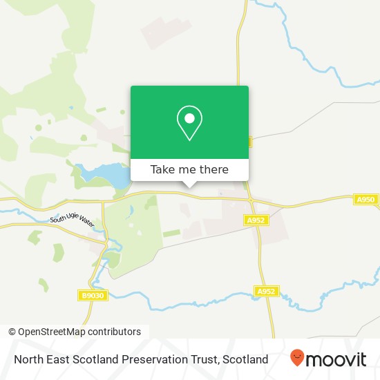 North East Scotland Preservation Trust map
