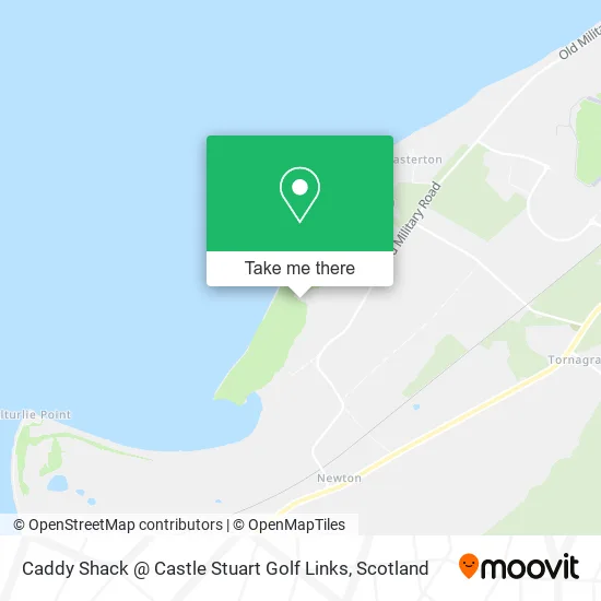 Caddy Shack @ Castle Stuart Golf Links map