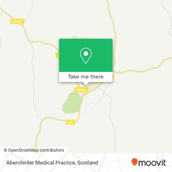 Aberchirder Medical Practice map