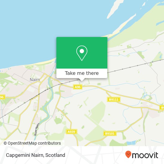 Capgemini Nairn map