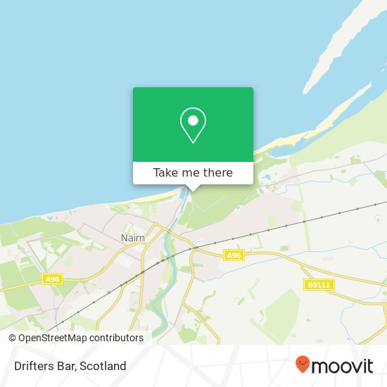 Drifters Bar map